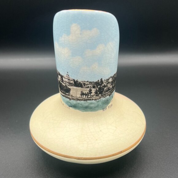 Unbranded Other - Vintage 1940s Vue De L’Eau (Bay View) Small Decorative Pitcher